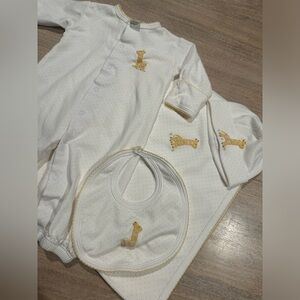 Baby Threads Pima Cotton giraffe outfit